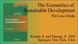 Kumar, S. and Managi, S. 2009. “The Economics of Sustainable Development: The Case of India.” Springer-Verlag, New York, USA. (also reprinted in paperback in 2009) -book reviewed by Etsuyo Michida, The Developing Economies 49, no. 1 (March 2011): 113-18.